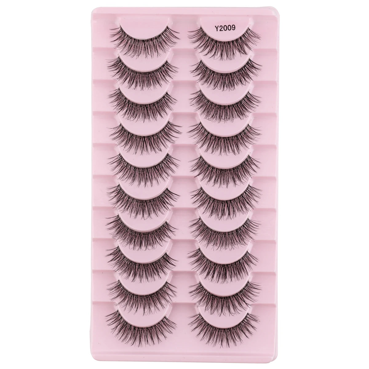 3/10Pairs Full False Eyelashes Natural Mink Lashes Dramatic Faux Cils Volume Eyelash Extension Fluffy Fake Eyelashes Makeup Tool