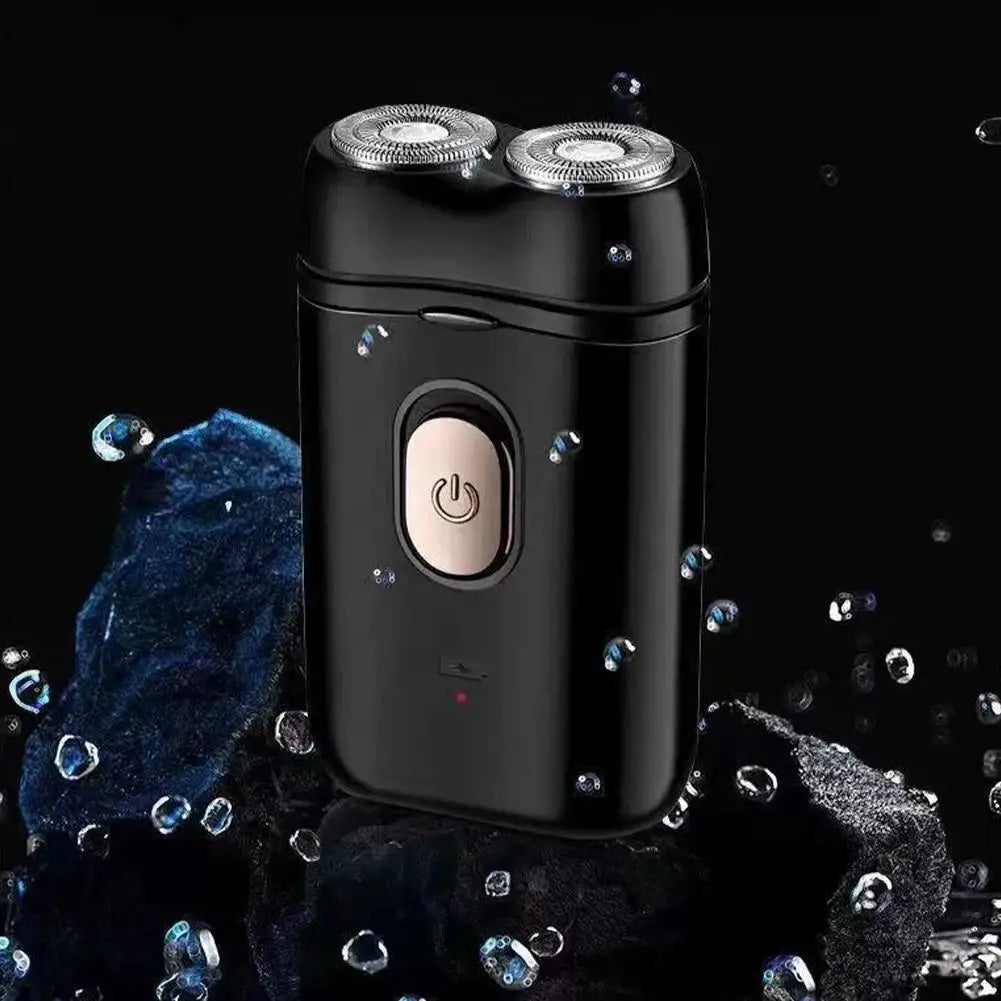 Men Shaving Tool Usb Rechargeable Portable Electric Shaver for Men Waterproof Mini Travel Rotary Razor