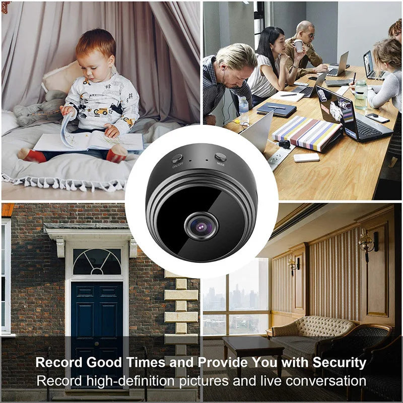 A9 Mini WiFi Security Camera - 1080P HD Wireless Surveillance System