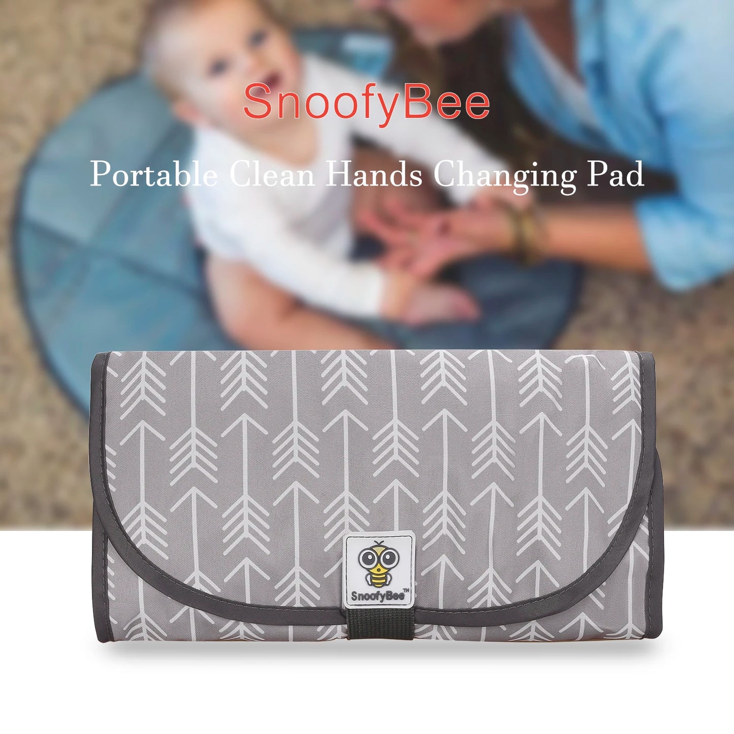 3-in-1 Portable Baby Changing Pad - Waterproof Diaper Station with Storage