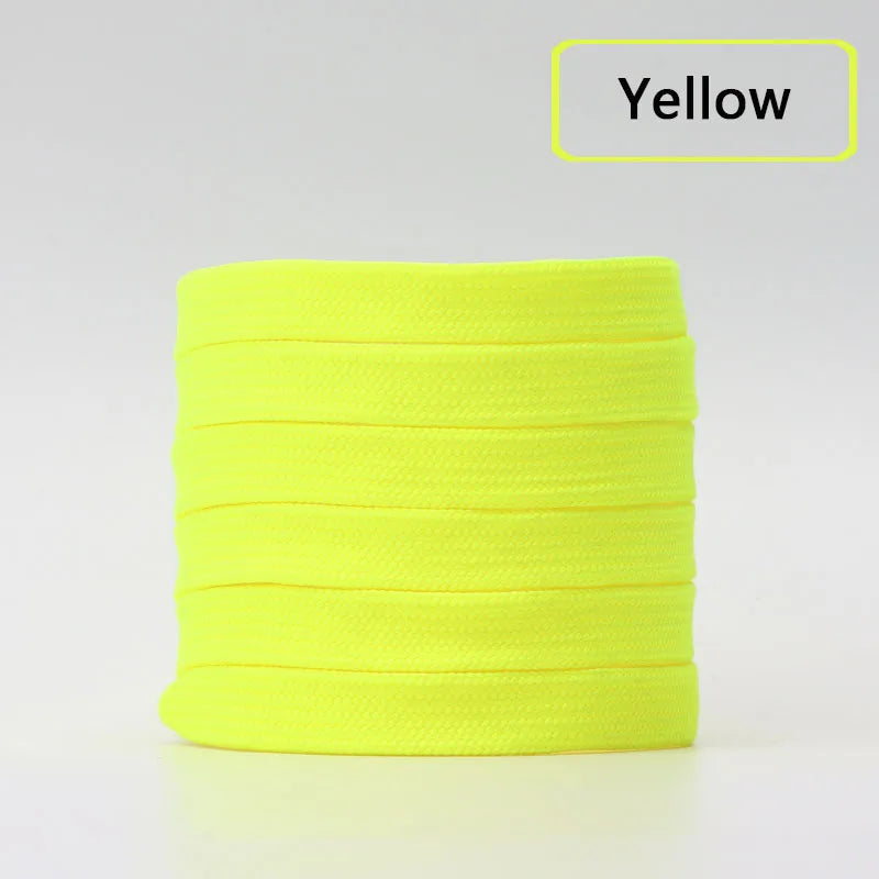 1 Pair Solid Flat Shoe Laces Canvas Shoelaces for Sneakers Woman Men Shoelace Classic Tennis Laces for AF1 Shoestrings