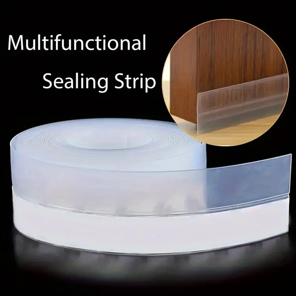 3MDoor Bottom Seal Strip Weather Window Rubber Seal Weatherstrip Windproof Dust Self Adhesive Door Windshield Sealing Tape