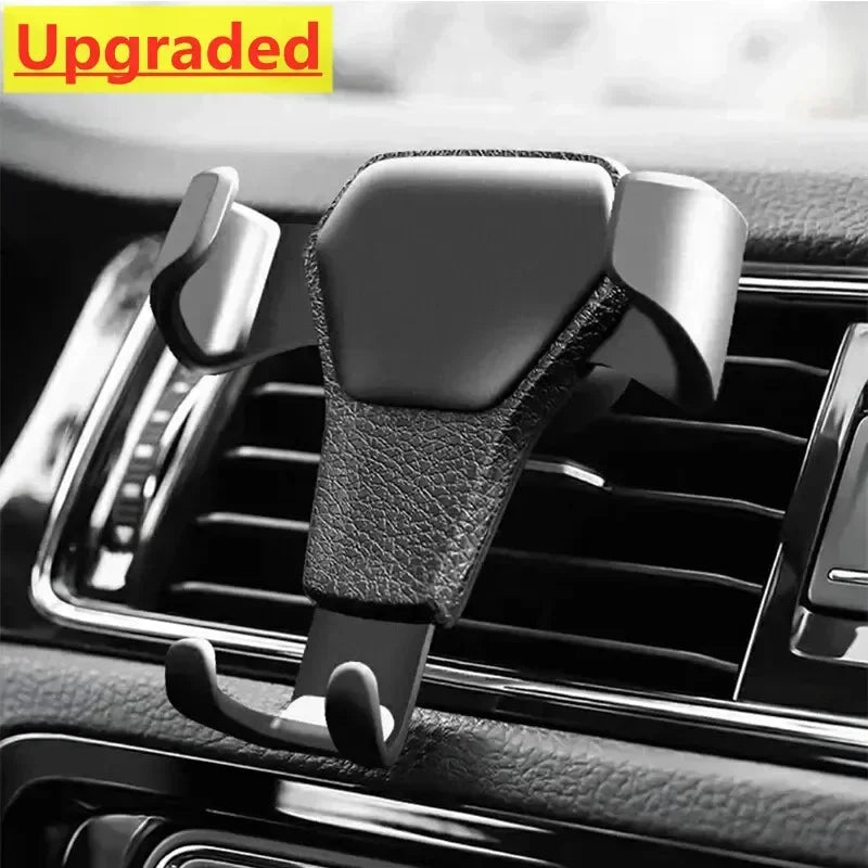 Premium Gravity Car Phone Holder - Air Vent Clip Mount for Smartphones