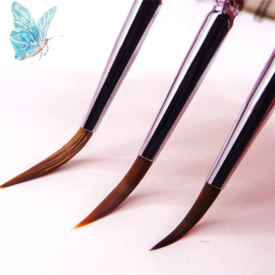 11Pcs Fine Detail Paint Brush Miniature Painting Brushes for Mini Paints Brush Set for Acrylic, Watercolor, Oil, Face, Nail