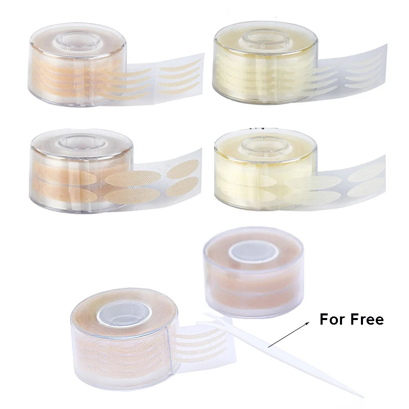 Double Eyelid Tape - 600 Pcs Invisible Eye Lift Strips for Natural-Looking Eyes