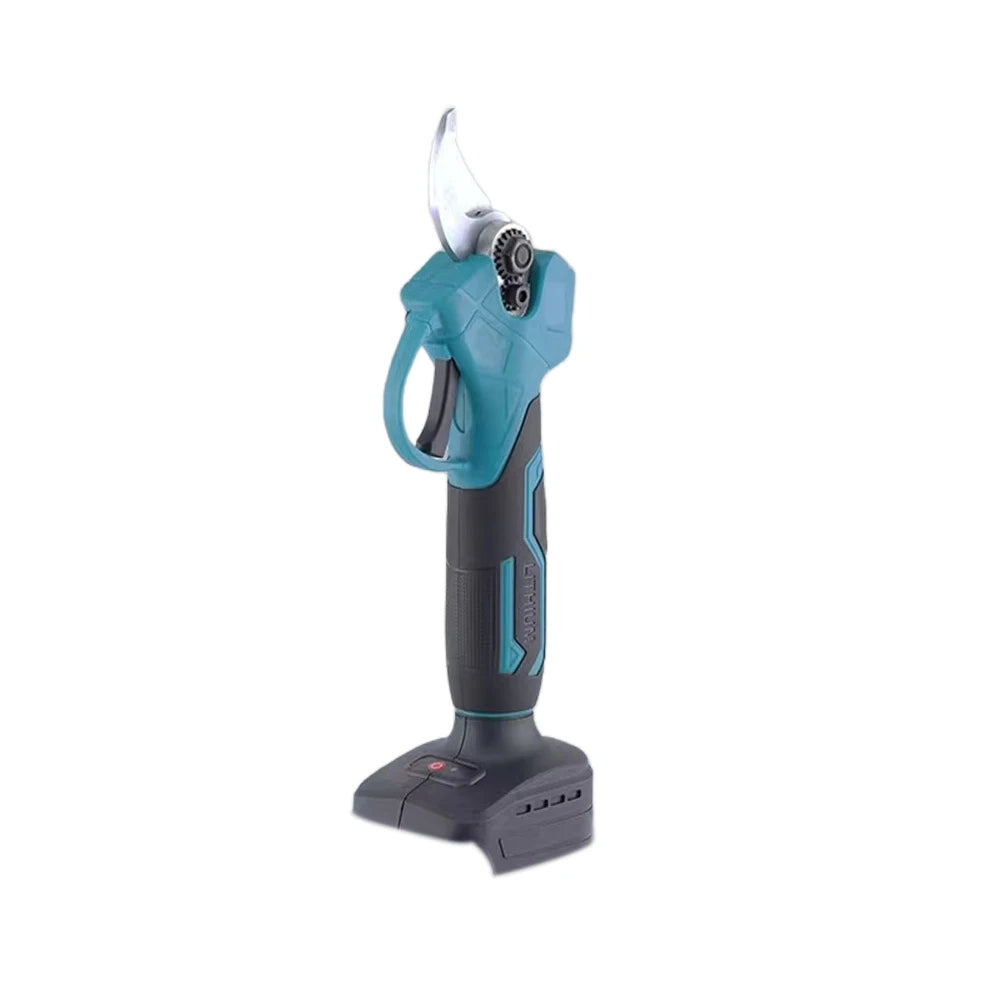 Brushless Electric Pruning Shears Garden Tool Pruner with 0/1 LED Display Cordless Electric Scissors for Makita 18V No Battery