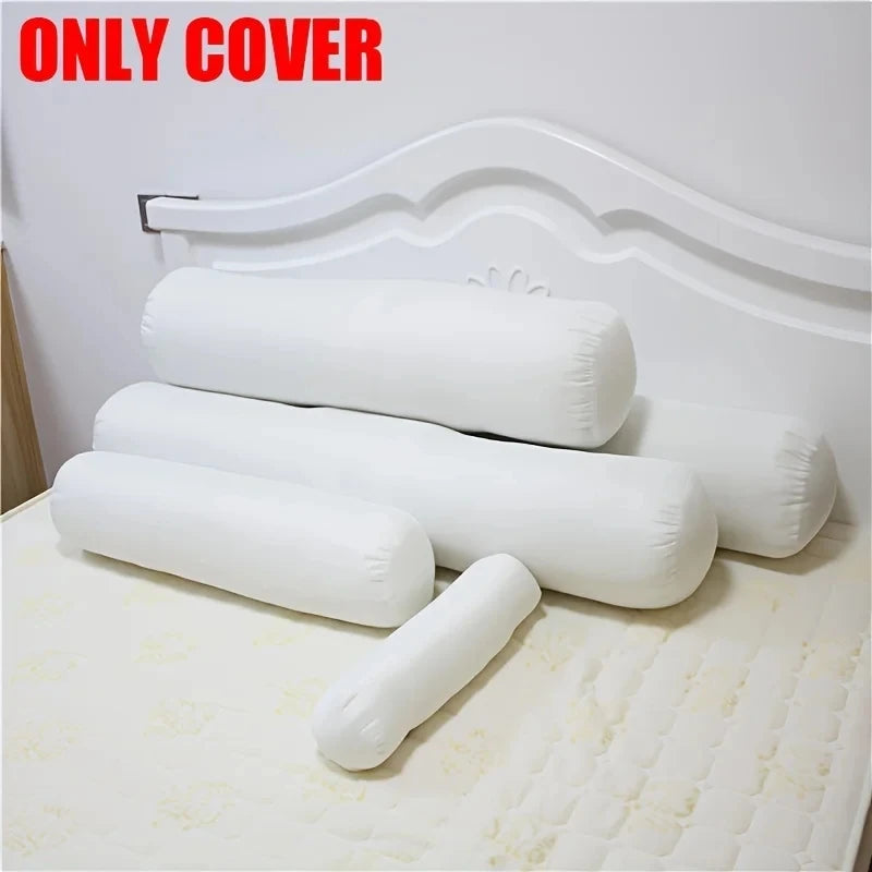 Cotton Cylindrical Candy Pillowcase, Adult Long Sleep Pillowcase, Cervical Roll Pillowcase with Round Zipper, Pillowcase Only