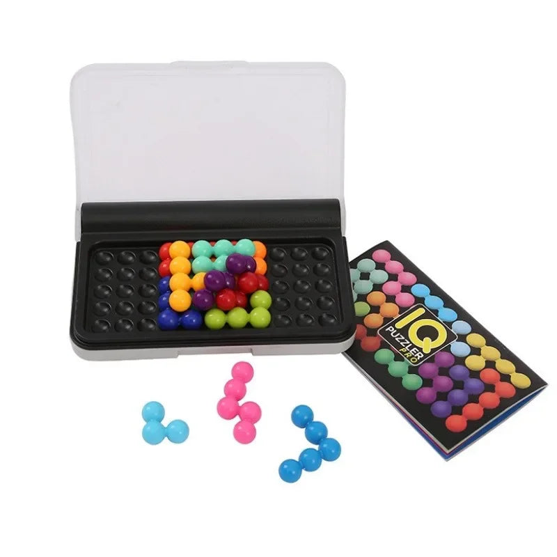 Premium IQ Pyramid Puzzle - 120 Challenges Logic Board Game