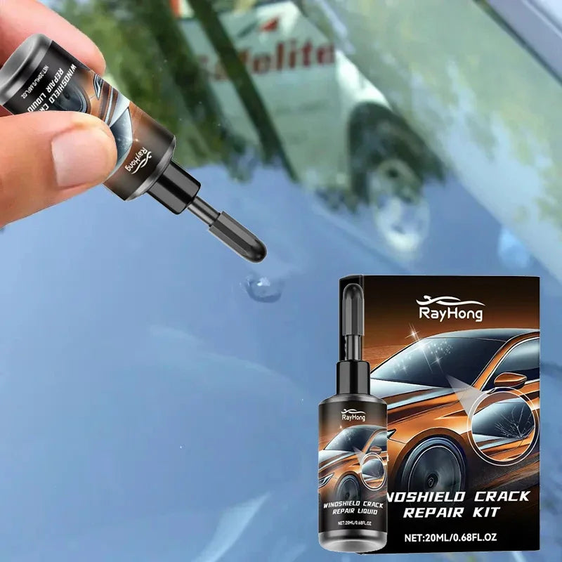 Professional Windshield Crack Repair Fluid - DIY Glass Restoration Kit
