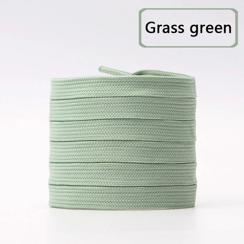 1 Pair Solid Flat Shoe Laces Canvas Shoelaces for Sneakers Woman Men Shoelace Classic Tennis Laces for AF1 Shoestrings