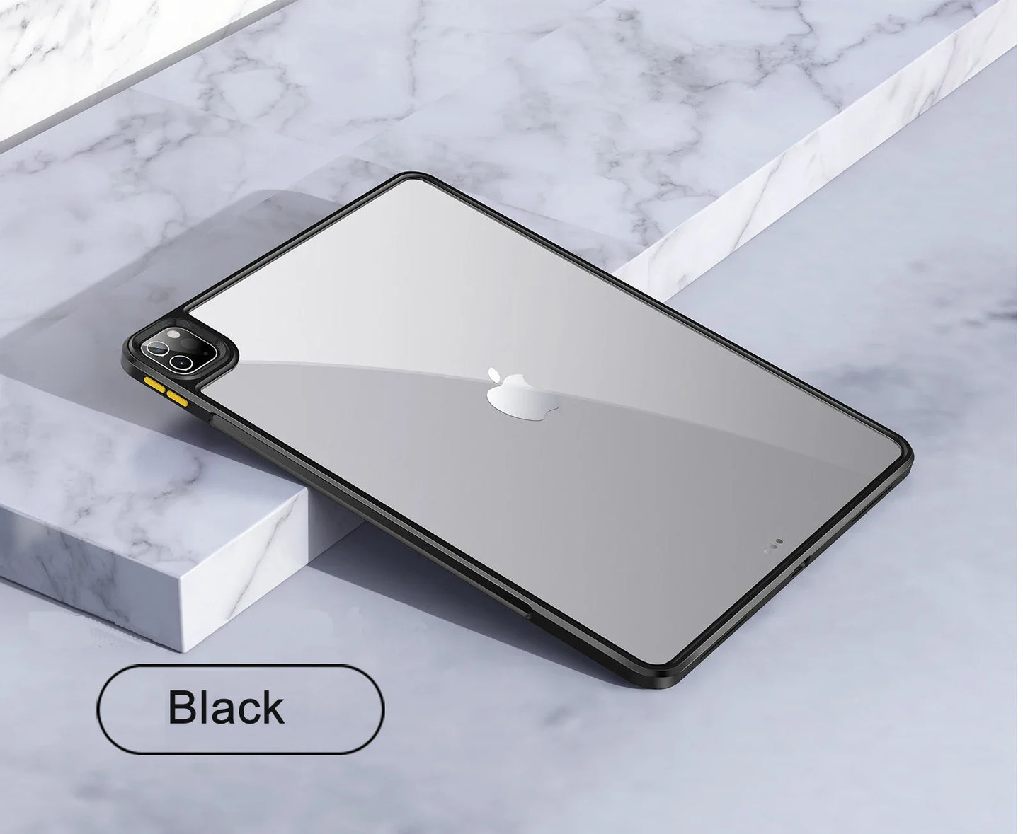 For Apple iPad Air 4 5 Pro 10.2 11 12.9 13 MINI 6 7 8 9 10 Clear Transparent Coque Case Sleeve Silicone Shockproof Hard Cover