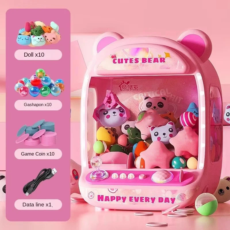 Premium DIY Claw Machine - Coin Operated Arcade Game for Kids