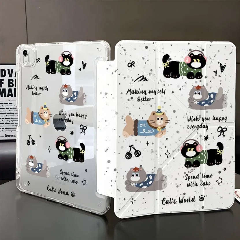 For iPad Case A16 11th 10 10th 10.2 9th 8th 7th 9.7 5th 6th Cases Funda For iPad Air 11 2025 5th 4th 10.9 2024 Pro 11" 9.7 Cover