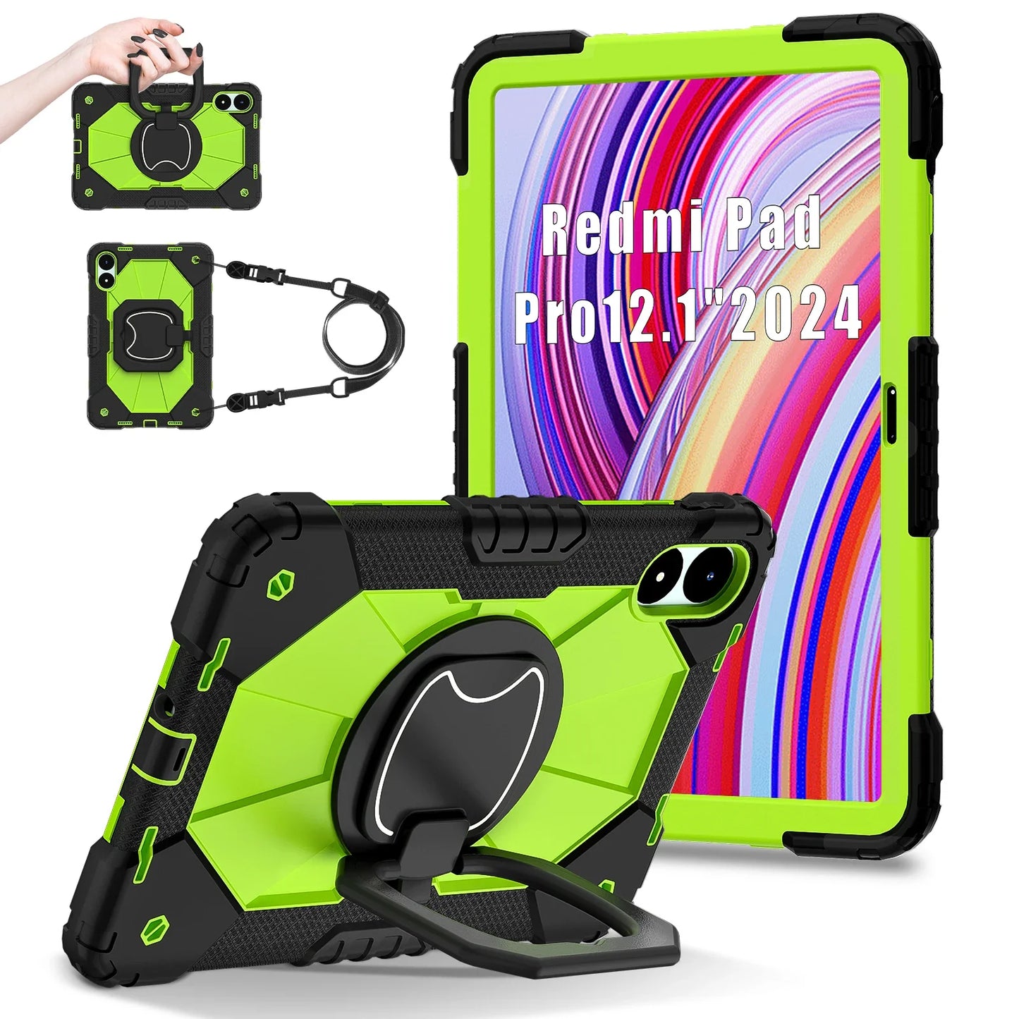 Tablet Case for Xiaomi Redmi Pad 2 11 2025 Pro 12.1inch Tablets Cases Protector Silicone Cover for Xiaomi POCO Pad 12.1 Funda