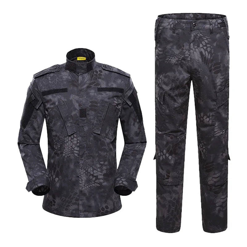 Second Generation 3 Color Grid ACU Series Outdoors Uniform Colete Tactico Militar Suit Tactical Clothing For Men
