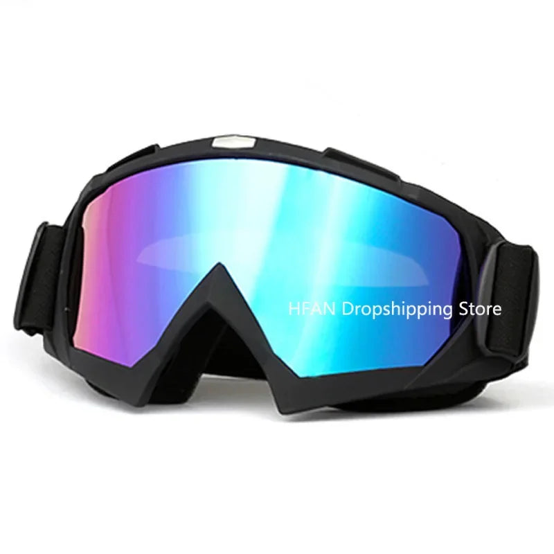 Skiing Goggles Windproof Cycling Motorcycle Goggles Winter Anti-Fog Snowboard Ski Glasses Ski Mask Tactical Goggle Sunglasses