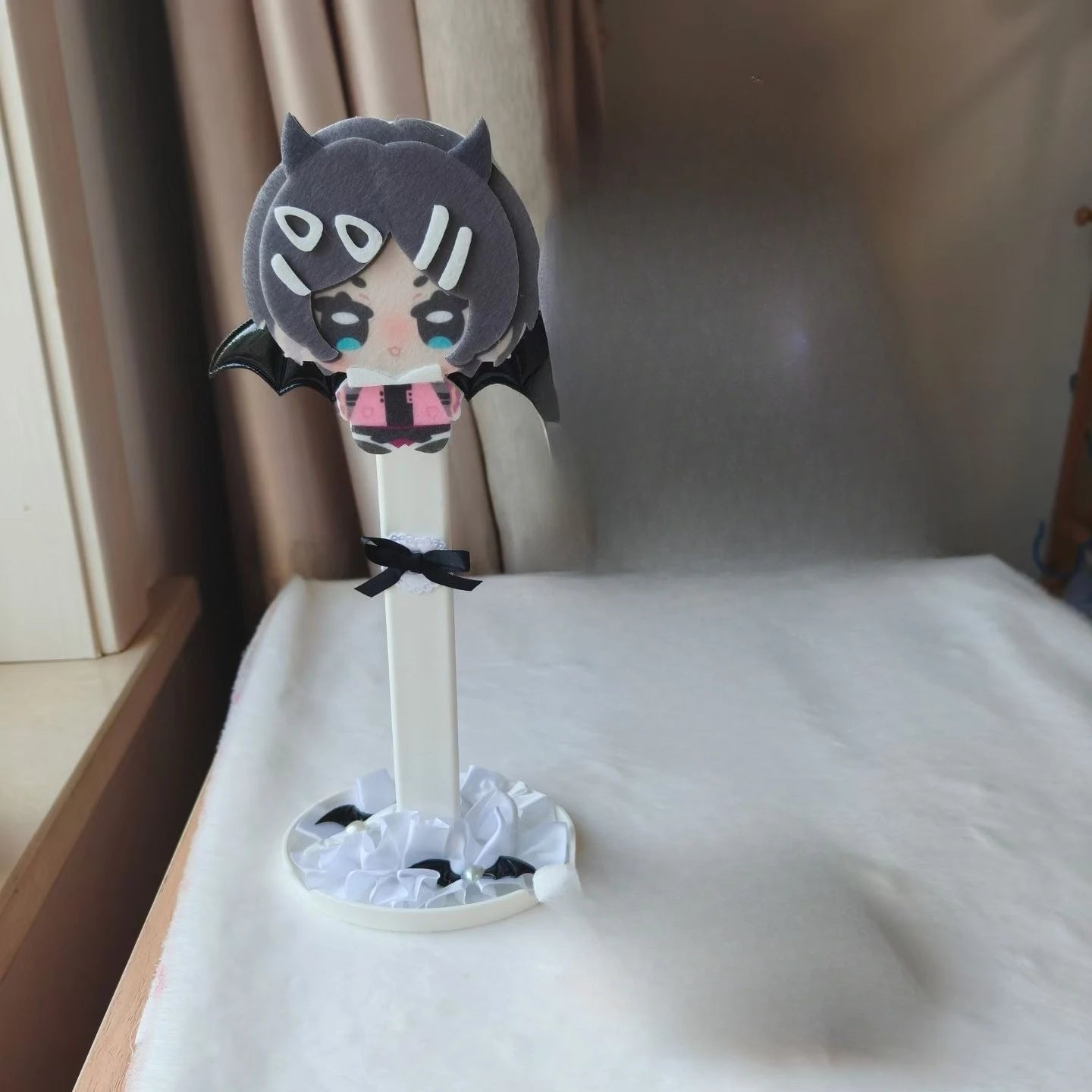 Plush Headphone Stand Customized Cute Headphone Storage Rack Desktop Gaming Esports Earphone Display Stand Headphone Accessories