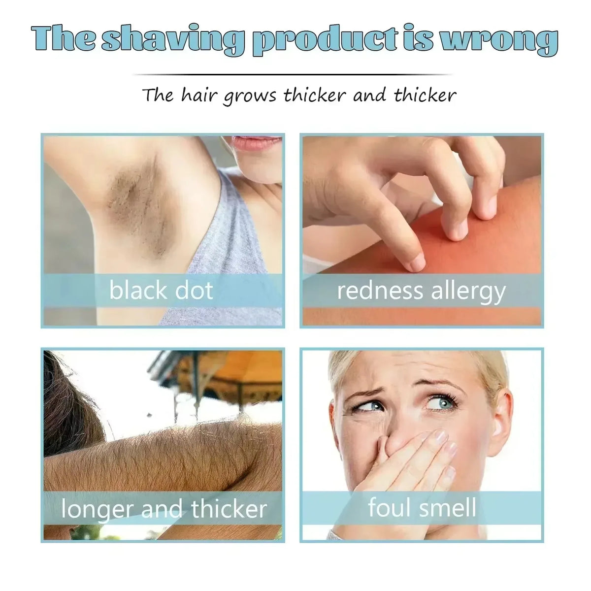 2026 New Natural Body Hair Inhibiting Spray Gentle Care Moisturizing Serum Slow Hair Growth for Thigh Armpit Chest Skin