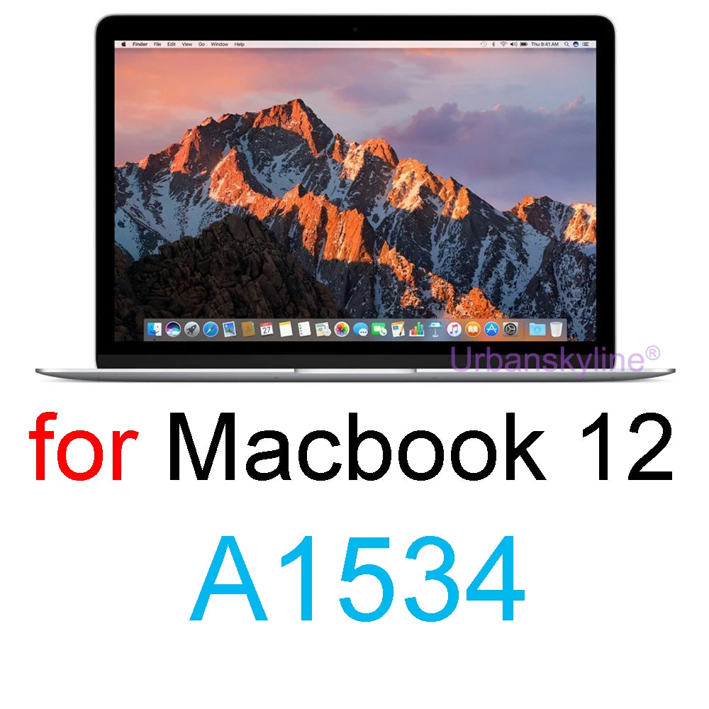 Screen Protector for MacBook Air 15 13 M4 Pro 14 M5 16 M3 M2 M1 Touch Bar ID 11 12 HD Skin Film Guard Cover 13.6 A3241 A3240