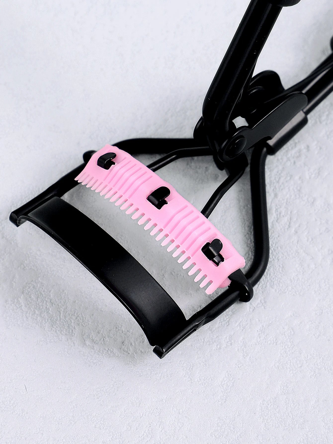 Stainless Steel Eyelash Curler with Comb - Professional Lash Curling Tool