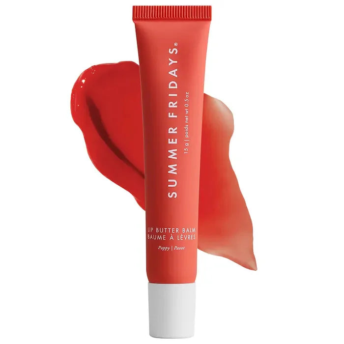 Summer Fridays The Holiday Trio Set Lip Butter Balm in Hot Cocoa Toasted Marshmallow Jet Lag Mask Moisturizer Lip Gloss Skin