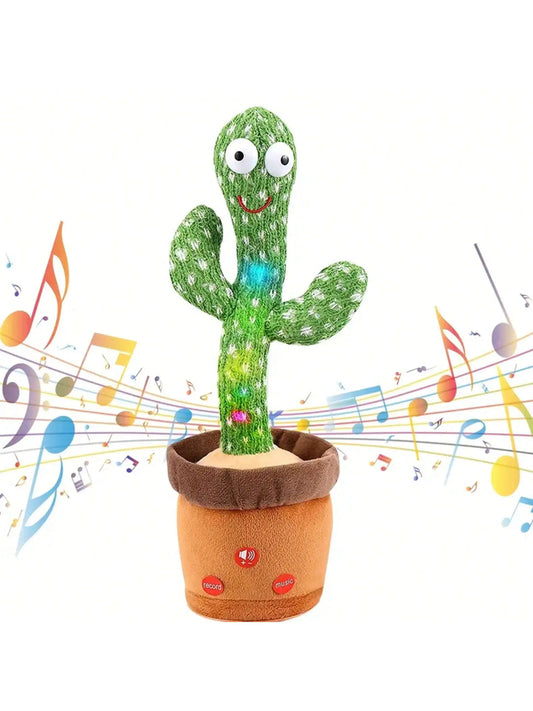 Premium Dancing Talking Cactus - Interactive Singing & Recording Toy