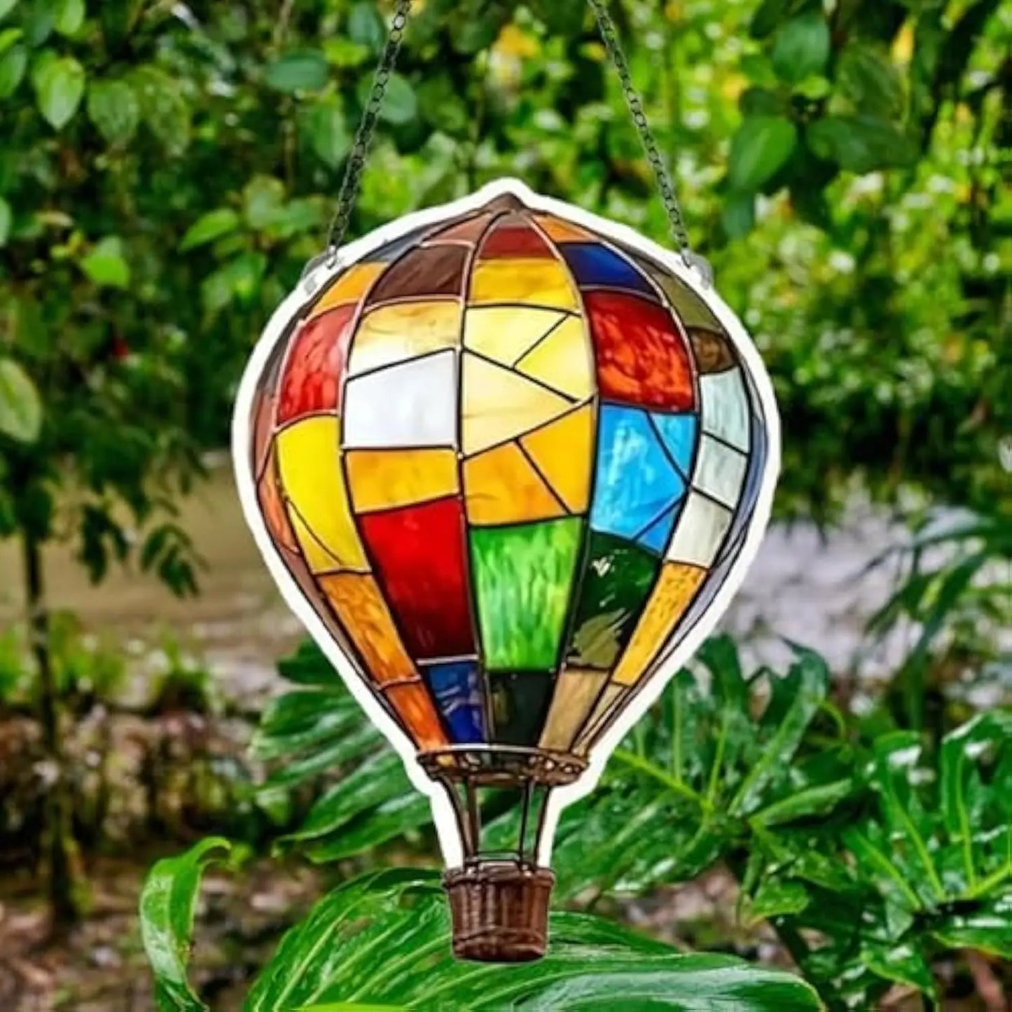 Love Balloon Hot Air Balloon Lantern Valentine's Day Decoration Acrylic Pendant New Fashion Simple Home Decorations Hangings