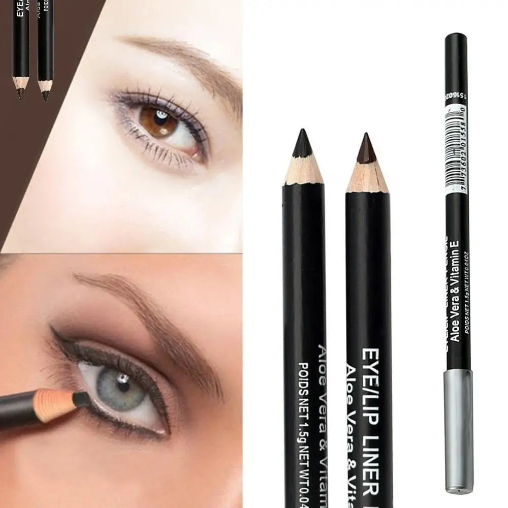 Waterproof Eyeliner & Eyebrow Pencil - Long-Lasting Dual-Purpose Makeup Pencil