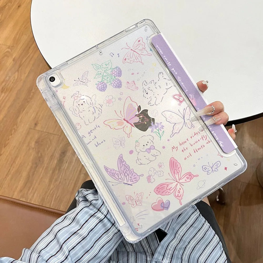 For iPad Case A16 11th 10 10th 10.2 9th 8th 7th 9.7 5th 6th Cases Funda For iPad Air 11 2025 5th 4th 10.9 2024 Pro 11" 9.7 Cover