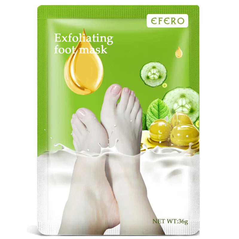 Exfoliating Foot Mask - Spa Pedicure Treatment for Soft, Smooth Feet