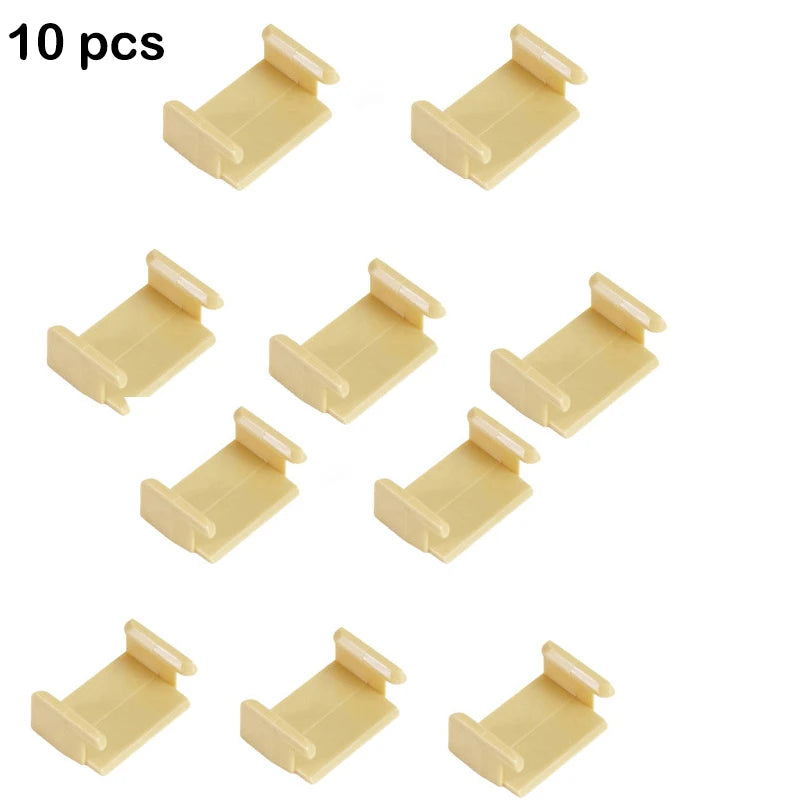 10PCS Wooden Railway Train Track Connector FixerBulk Track Accessories Connector Toys Holder Wooden Snap Track Scene Toys