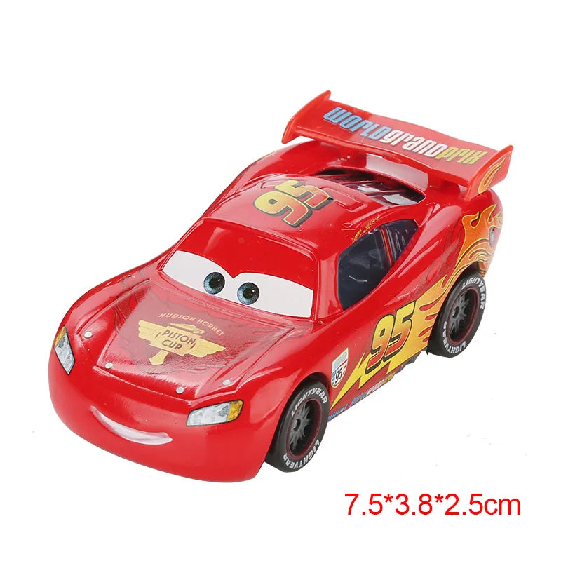 Disney Pixar No.95 Lightning McQueen Cars 2 3 Mater Frank Tractor 1:55 Diecast Vehicle Metal Alloy Boy Kid Toys Birthday Gifts