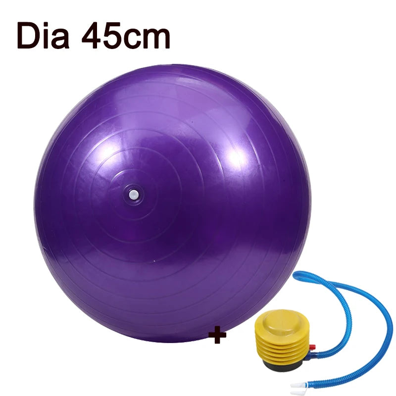 Premium Yoga Ball - Anti-Burst Exercise Ball 25cm/45cm with Pump