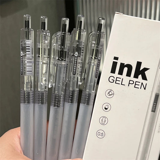 5pcs Essential Gel Pens Set for Nurses, Fun and Versatile Office Supplies, Perfect for School, Available in, and Blue