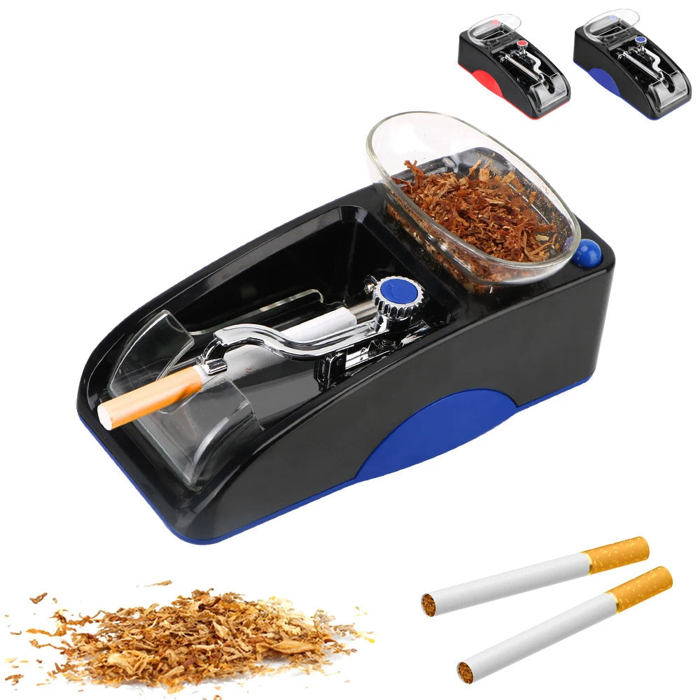 Cigarette Rolling Machine Tobacco Roller EU US Plug Smoking Tool Electric Automatic Smoking Accessories DIY Injector Maker