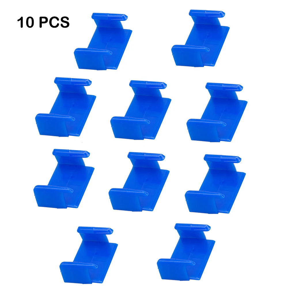 10PCS Wooden Railway Train Track Connector FixerBulk Track Accessories Connector Toys Holder Wooden Snap Track Scene Toys