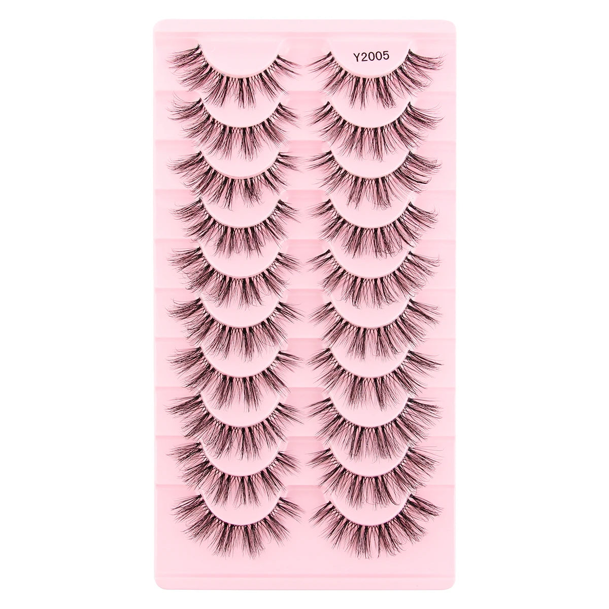 3/10Pairs Full False Eyelashes Natural Mink Lashes Dramatic Faux Cils Volume Eyelash Extension Fluffy Fake Eyelashes Makeup Tool