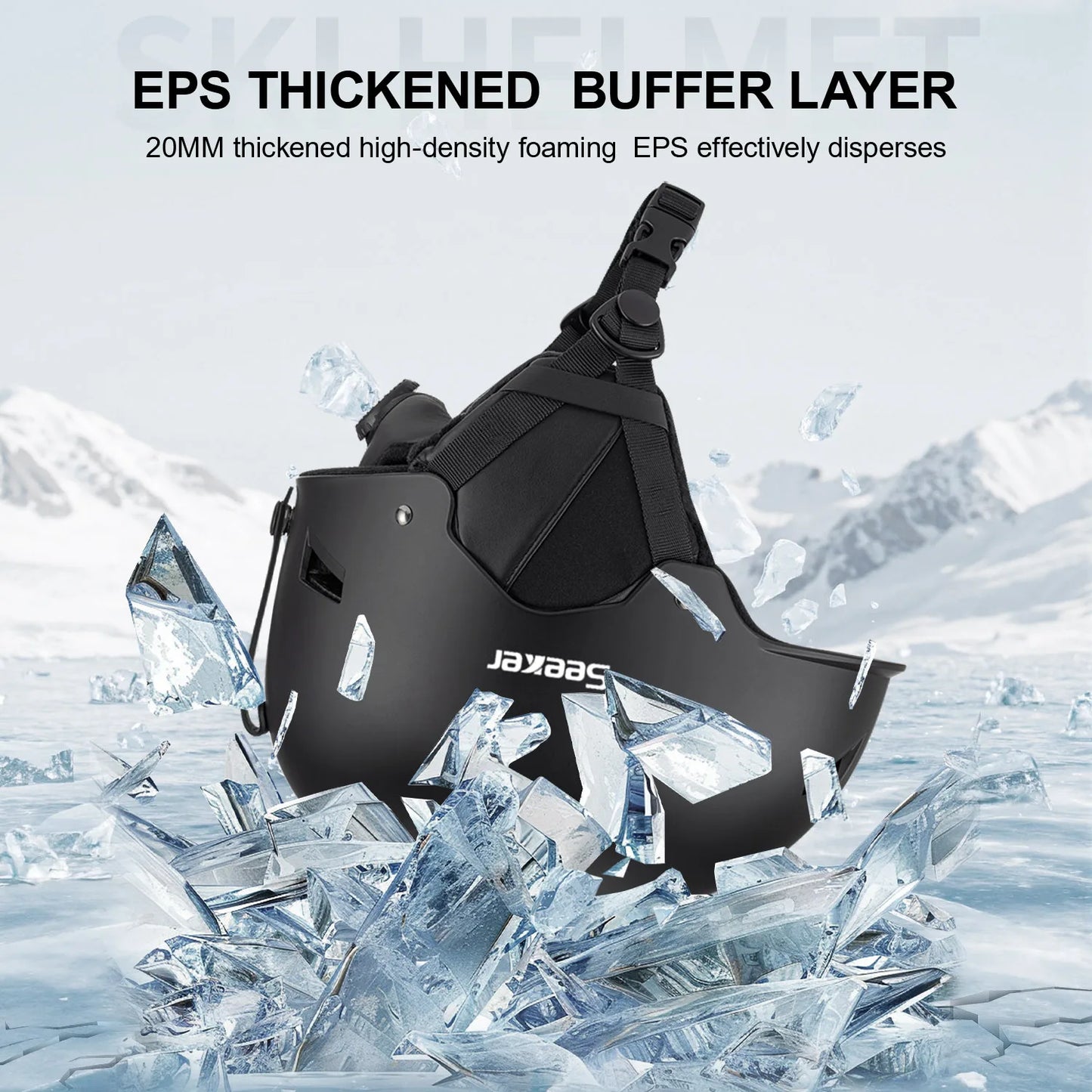 Seeker's new safety ski helmet is lightweight, adjustable, breathable and comfortable, men's and women's outdoor sports ski helm
