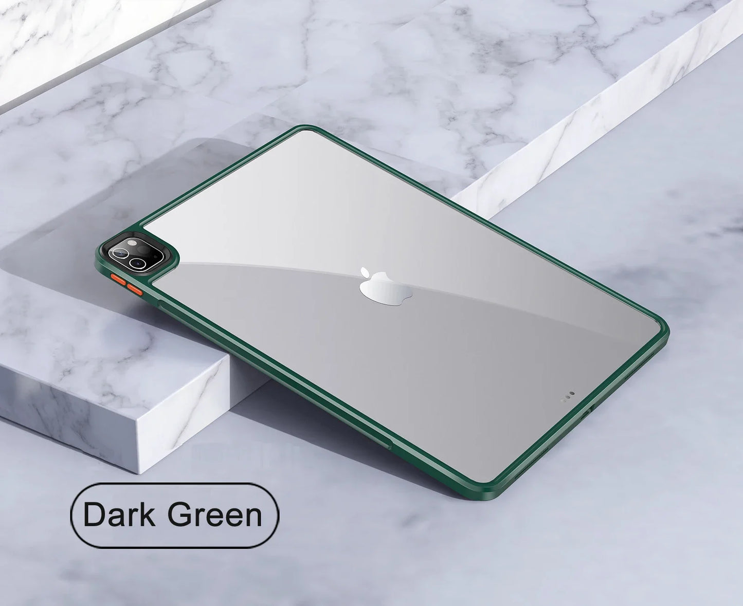 For Apple iPad Air 4 5 Pro 10.2 11 12.9 13 MINI 6 7 8 9 10 Clear Transparent Coque Case Sleeve Silicone Shockproof Hard Cover