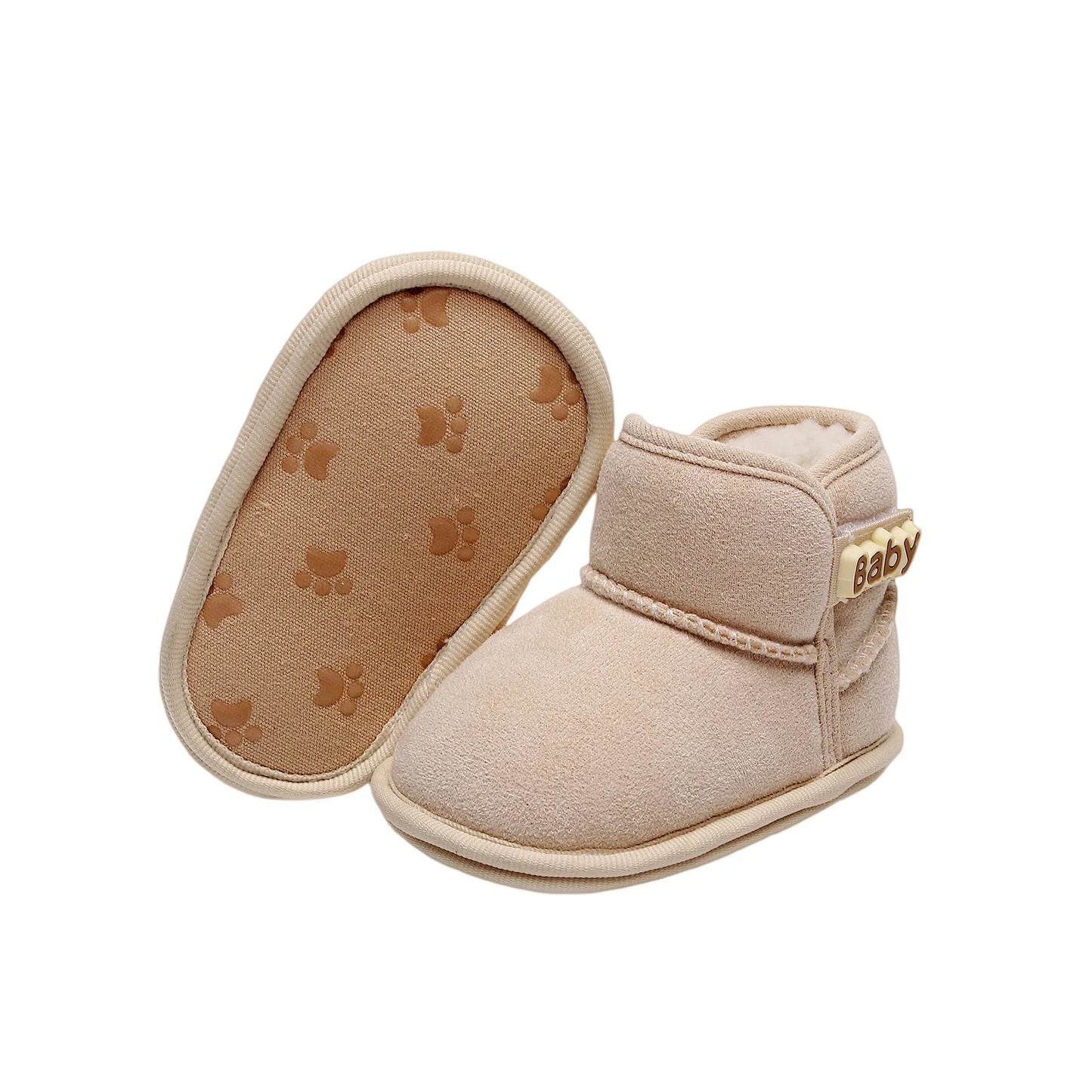 Premium Baby Winter Boots - Fleece-Lined Warm Ankle Shoes