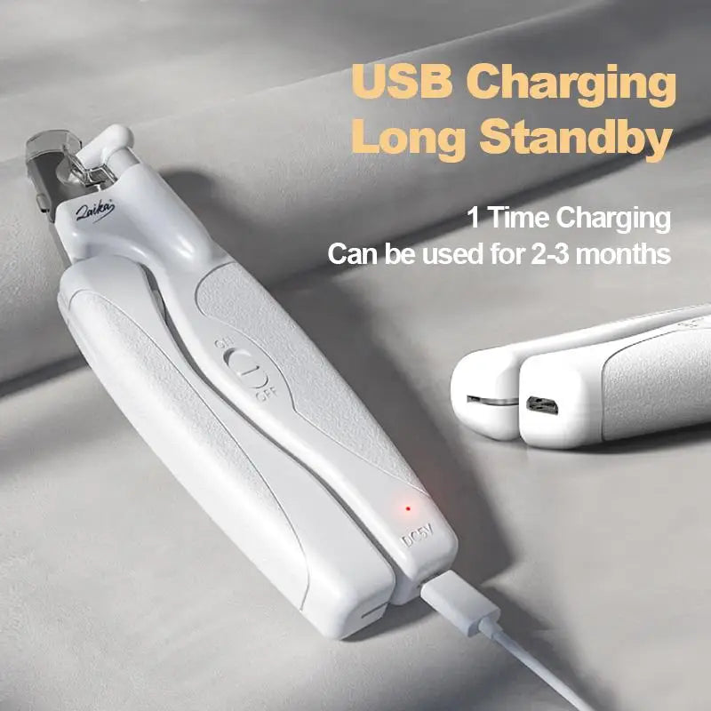 Pet Nail Clipper with LED Light Dog Cat Claw Blood Line Scissors Multifunction Nail Trimmer Pet Cleaning Grooming Supplies
