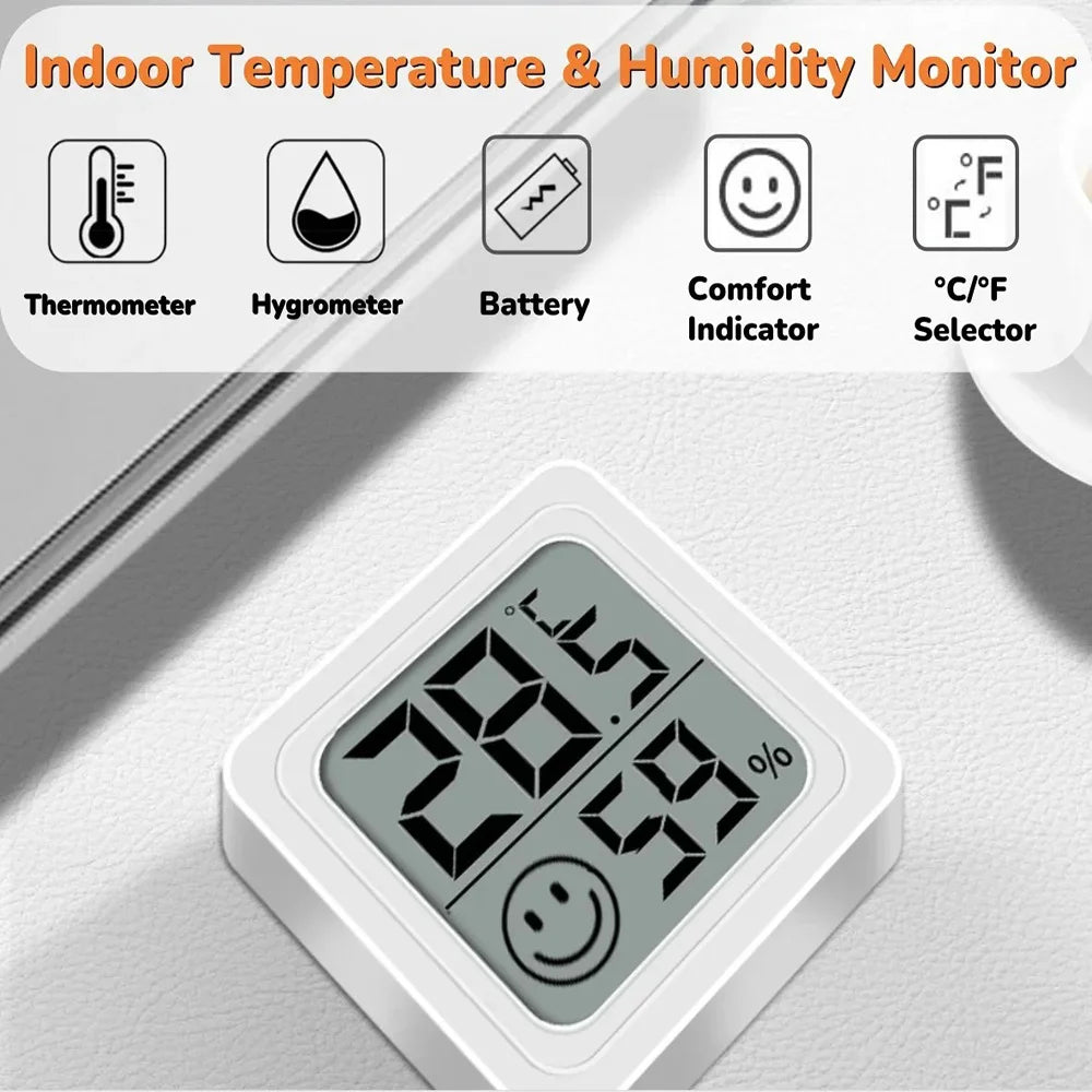 Indoor LCD Digital Thermometer Hygrometer Convenient Electronic Temperature Humidity Sensor Meter Household Weather Station Tool