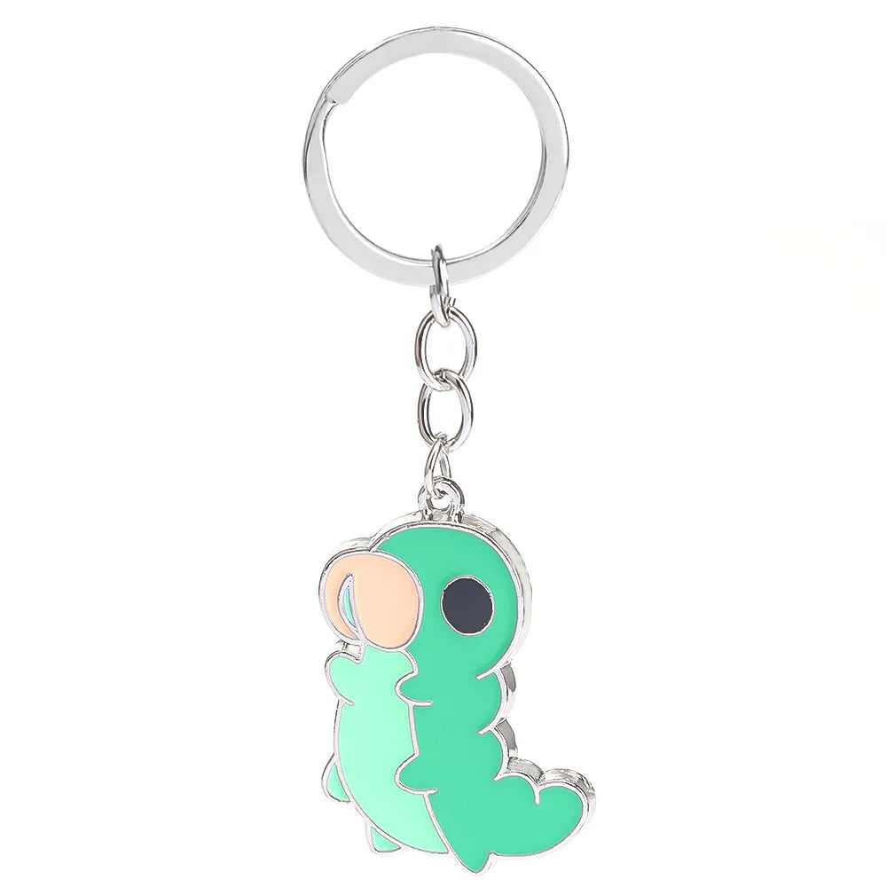1 Pcs Hot Game Hollow Knight Keychain Metal Key Chains Octopus Pendant Car Bag Key Holder Cartoons Souvenirs Gift Accessories