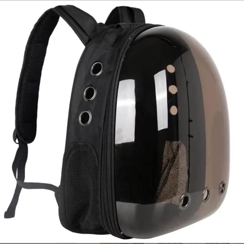 Premium Space Capsule Cat Carrier - Breathable Pet Travel Backpack
