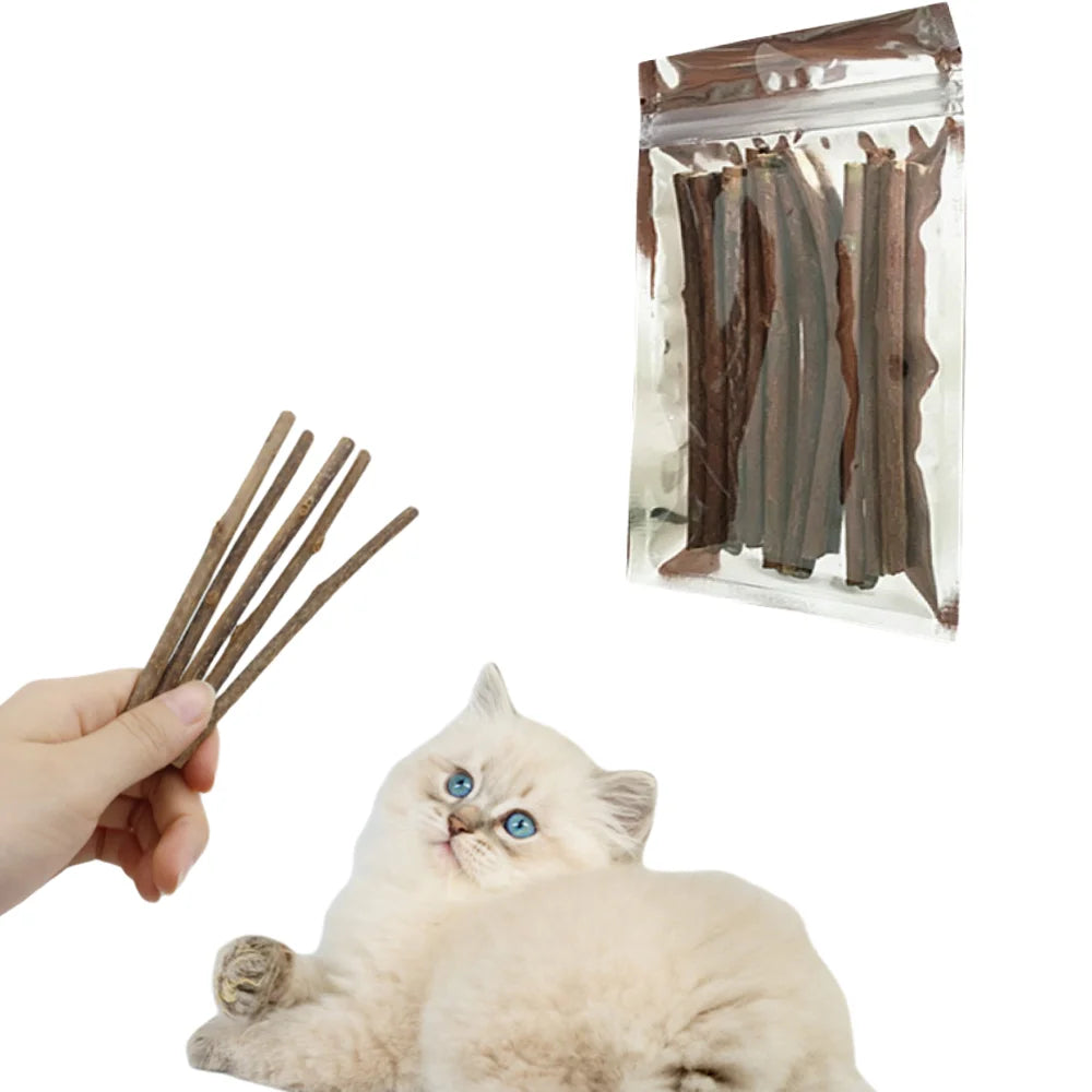 Premium Natural Matatabi Cat Chew Stick - Dental Care & Furniture Saver
