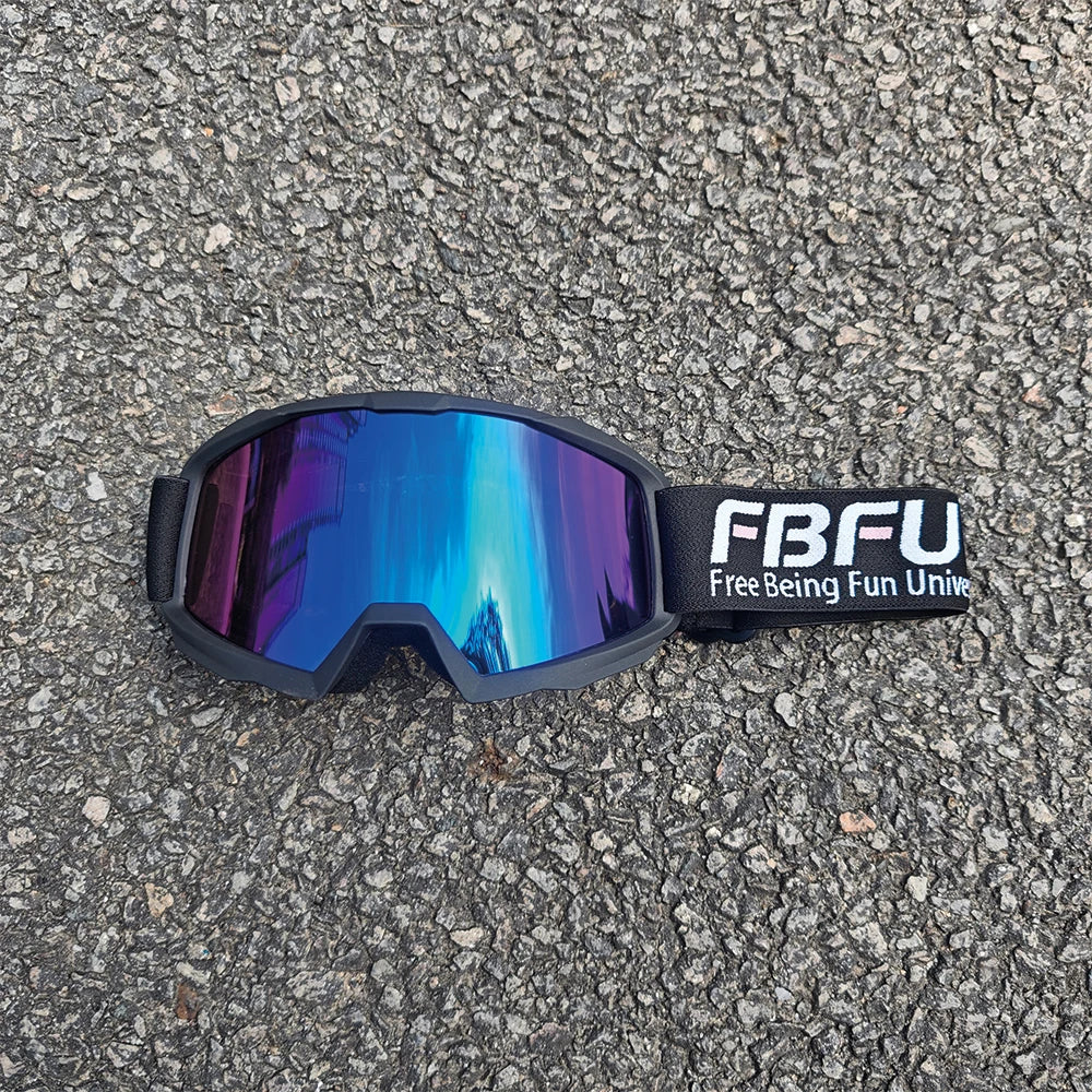FBFU Man Woman Ski Snowboard Goggles Winter Skiing Glasses Outdoor Sport Cycling Motorcycle Windproof  Protection Sunglasses