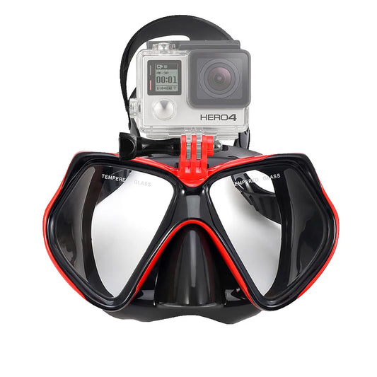 Premium Diving Mask with Snorkel - GoPro Compatible Scuba Set