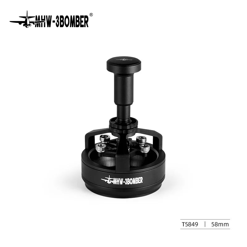 58mm Rotary WDT Tools , 0.25MM 14 Needles Espresso Distribution Tool with Magnetic Base, Espresso Stirrer Distribution Tool