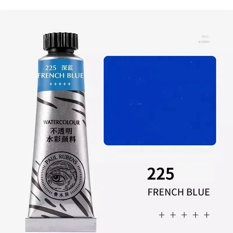 Paul Rubens 36 Colors Non-transparent Watercolor Paint Tube 15ml Professional Watercolour For Painting Anime Art Supplies