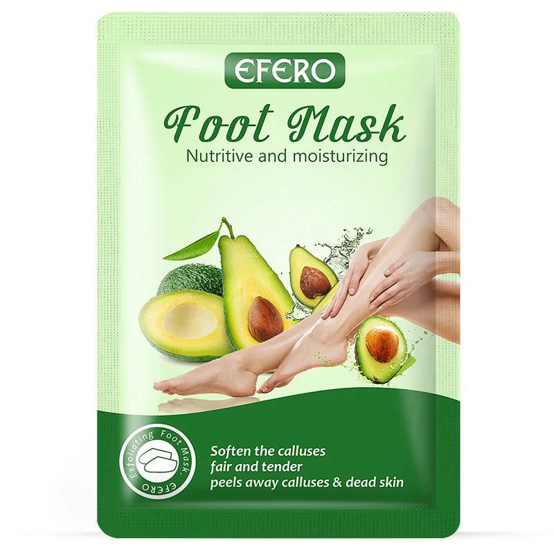Exfoliating Foot Mask - Spa Pedicure Treatment for Soft, Smooth Feet